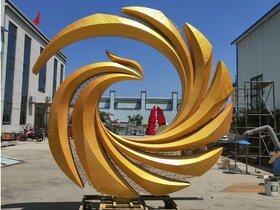 不銹鋼雕塑景觀(guān)定制
