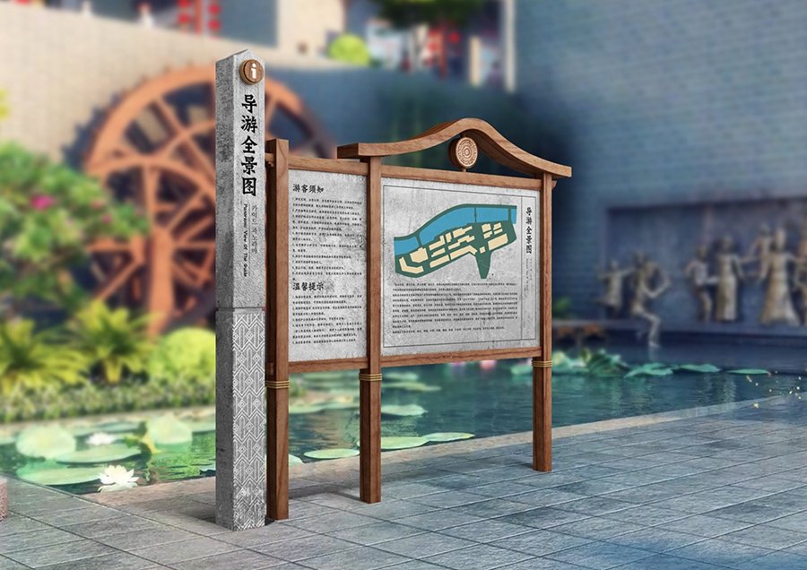 公園導向牌